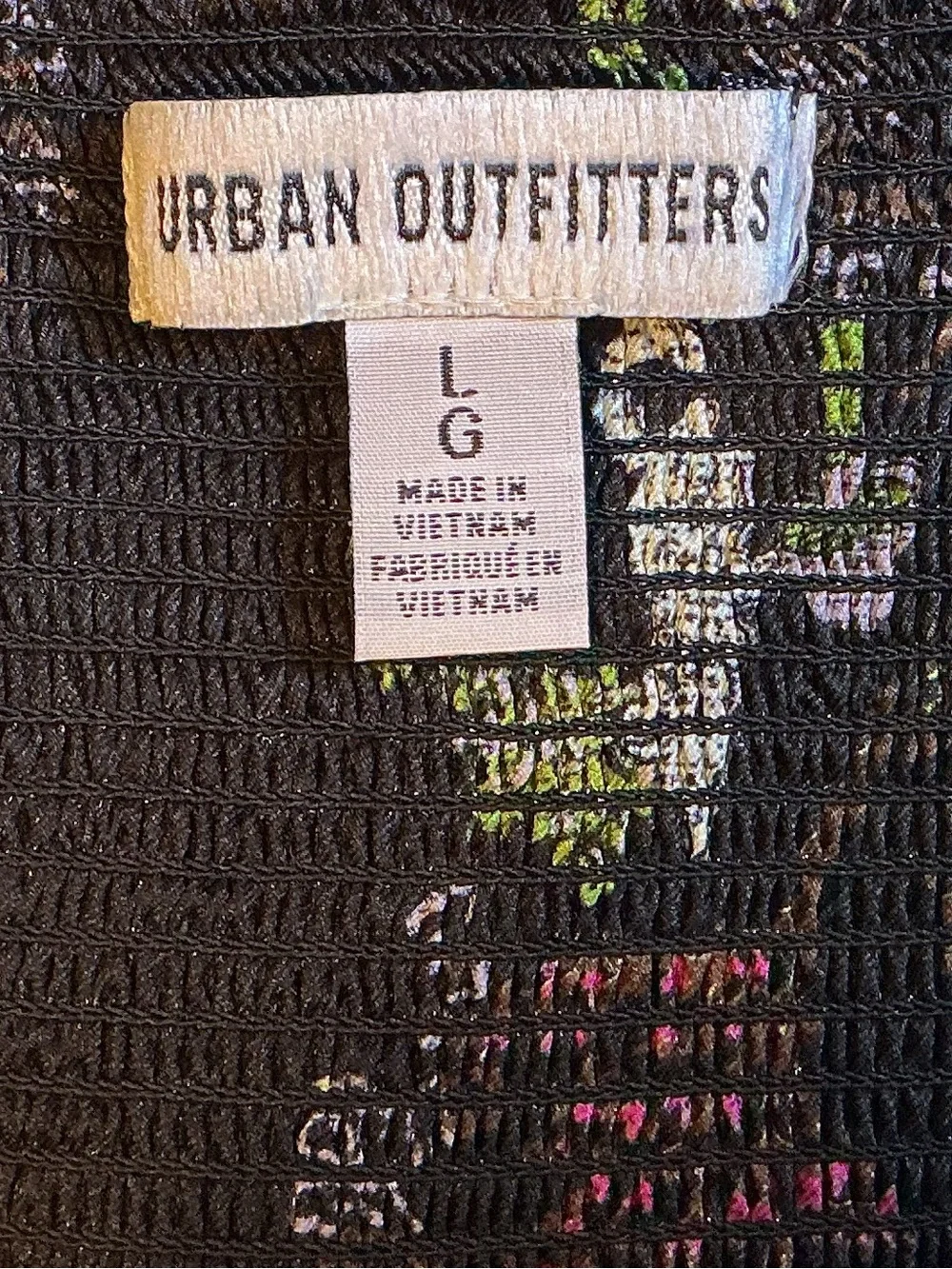 Urban Outfitters Cottagecore Fairycore Whimsigoth Mushroom Cat Floral Dress L - Picture 9 of 11